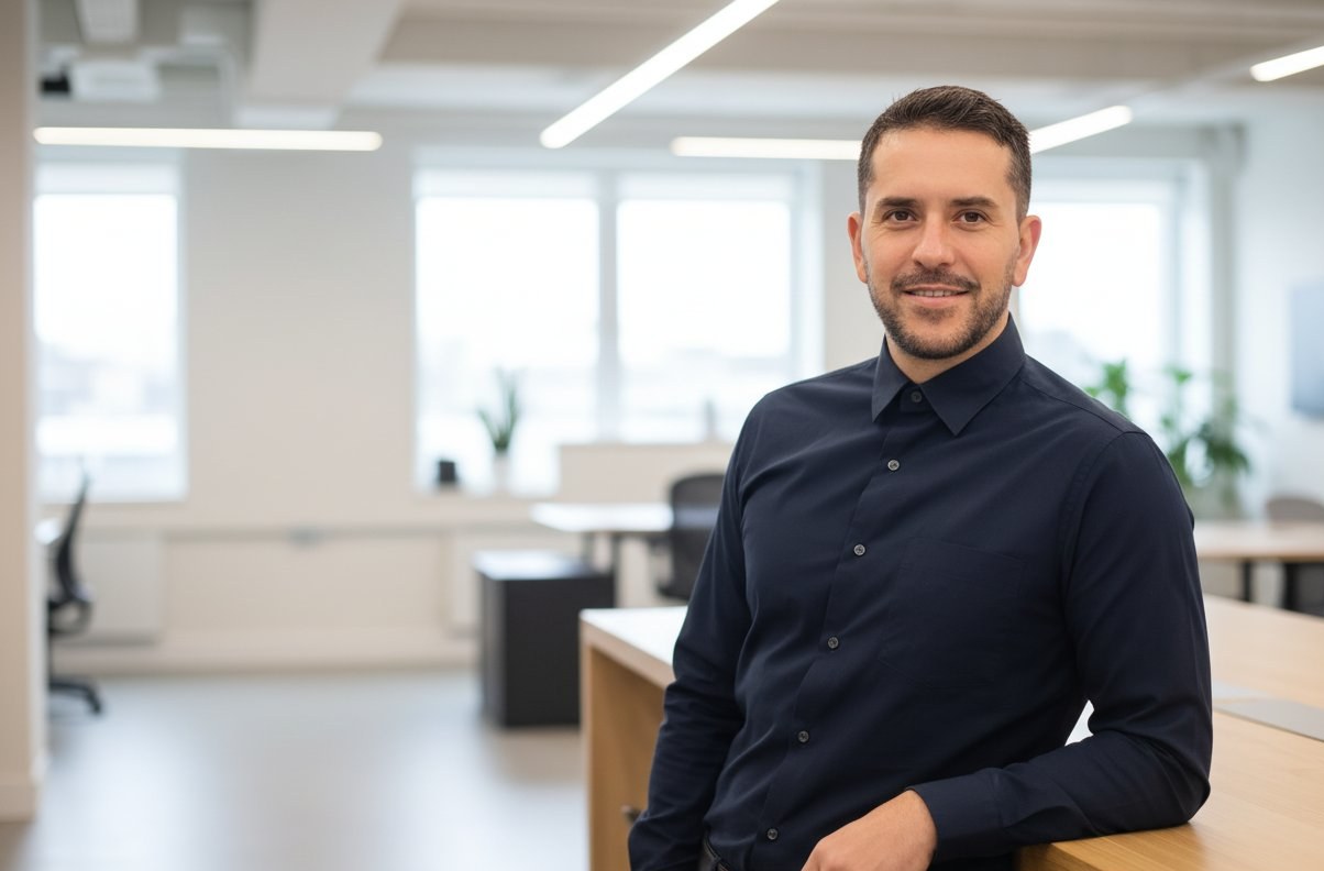 Jaime González Redondo en su espacio de trabajo